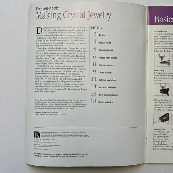 Making Crystal Jewelry The Basics of Bead Stringing Fun Fashion Jewelry Set of 3 - Picture 4 of 12